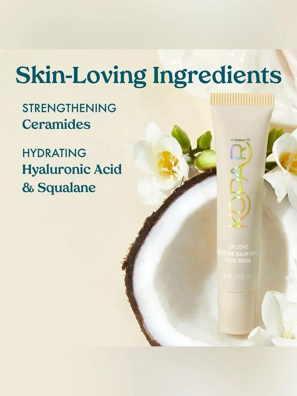 Kopari Beauty Lip Love Moisture Balm with SPF 30 bundle of 3